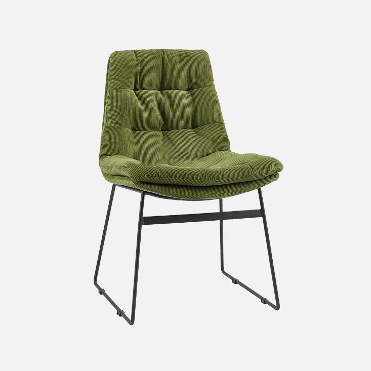 Contemporary Style Metal Dining Chair Dining Side Arm Chair for Kitchen Clearhalo ' kitchen&dining_furn' 'Dining Chairs' 'Dining Tables & Seating' 'dining_chair' 'furn' 'furn_dining_chair' 'Furniture' 'furniture_dining_chair' 'Kitchen & Dining Furniture' 'kitchen' 3858990