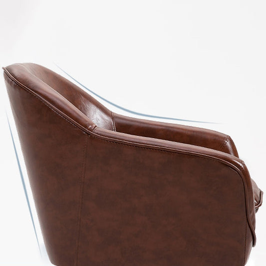 Contemporary Style Upholstered Arm Chair Solid Back Dining Side Chairs for Home Use Clearhalo ' kitchen&dining_furn' 'Dining Chairs' 'Dining Tables & Seating' 'dining_chair' 'furn' 'furn_dining_chair' 'Furniture' 'furniture_dining_chair' 'Kitchen & Dining Furniture' 'kitchen' 3859049