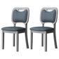 Home Contemporary Side Chair Open Back Upholstered Wood Dining Room Chair (Set of 2) Gray Blue Gray Clearhalo ' kitchen&dining_furn' 'Dining Chairs' 'Dining Tables & Seating' 'dining_chair' 'furn' 'furn_dining_chair' 'Furniture' 'furniture_dining_chair' 'Kitchen & Dining Furniture' 'kitchen' 3859088