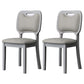 Home Contemporary Side Chair Open Back Upholstered Wood Dining Room Chair (Set of 2) Off-White Gray Clearhalo ' kitchen&dining_furn' 'Dining Chairs' 'Dining Tables & Seating' 'dining_chair' 'furn' 'furn_dining_chair' 'Furniture' 'furniture_dining_chair' 'Kitchen & Dining Furniture' 'kitchen' 3859093