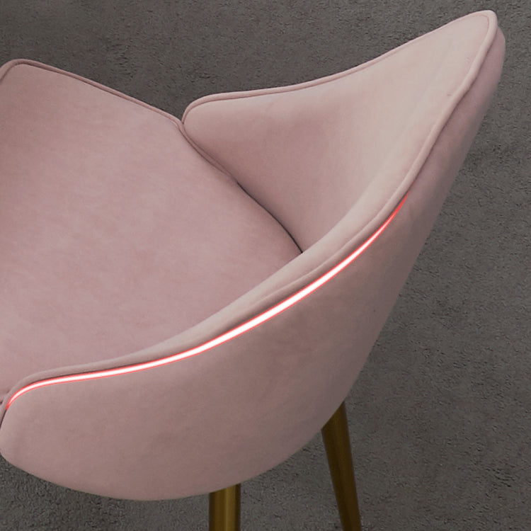 Contemporary Style Metal Dining Chairs Parsons Armless Chairs for Kitchen Clearhalo ' kitchen&dining_furn' 'Dining Chairs' 'Dining Tables & Seating' 'dining_chair' 'furn' 'furn_dining_chair' 'Furniture' 'furniture_dining_chair' 'Kitchen & Dining Furniture' 'kitchen' 3859105