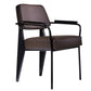 Scandinavian Home Arm Chair Open Back Upholstered Metal Dining Room Chair Clearhalo ' kitchen&dining_furn' 'Dining Chairs' 'Dining Tables & Seating' 'dining_chair' 'Furniture' 'furniture_dining_chair' 'Kitchen & Dining Furniture' 'kitchen' 3859150