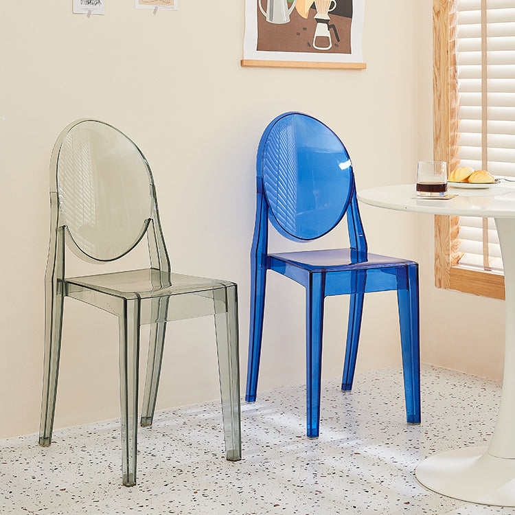 Scandinavian Style Plastic Chair Set Kitchen Dining Room Open Back Side Chairs Clearhalo ' kitchen&dining_furn' 'Dining Chairs' 'Dining Tables & Seating' 'dining_chair' 'furn' 'furn_dining_chair' 'Furniture' 'furniture_dining_chair' 'Kitchen & Dining Furniture' 'kitchen' 3859207