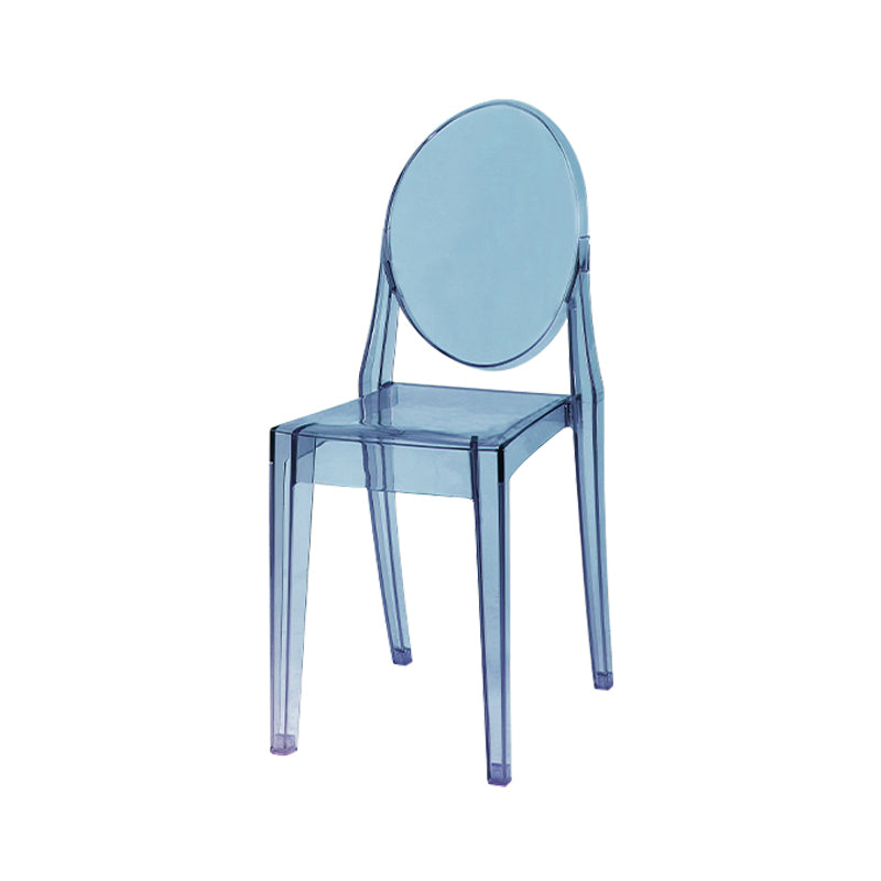 Scandinavian Style Plastic Chair Set Kitchen Dining Room Open Back Side Chairs Light Blue 1 Piece Clearhalo ' kitchen&dining_furn' 'Dining Chairs' 'Dining Tables & Seating' 'dining_chair' 'furn' 'furn_dining_chair' 'Furniture' 'furniture_dining_chair' 'Kitchen & Dining Furniture' 'kitchen' 3859219