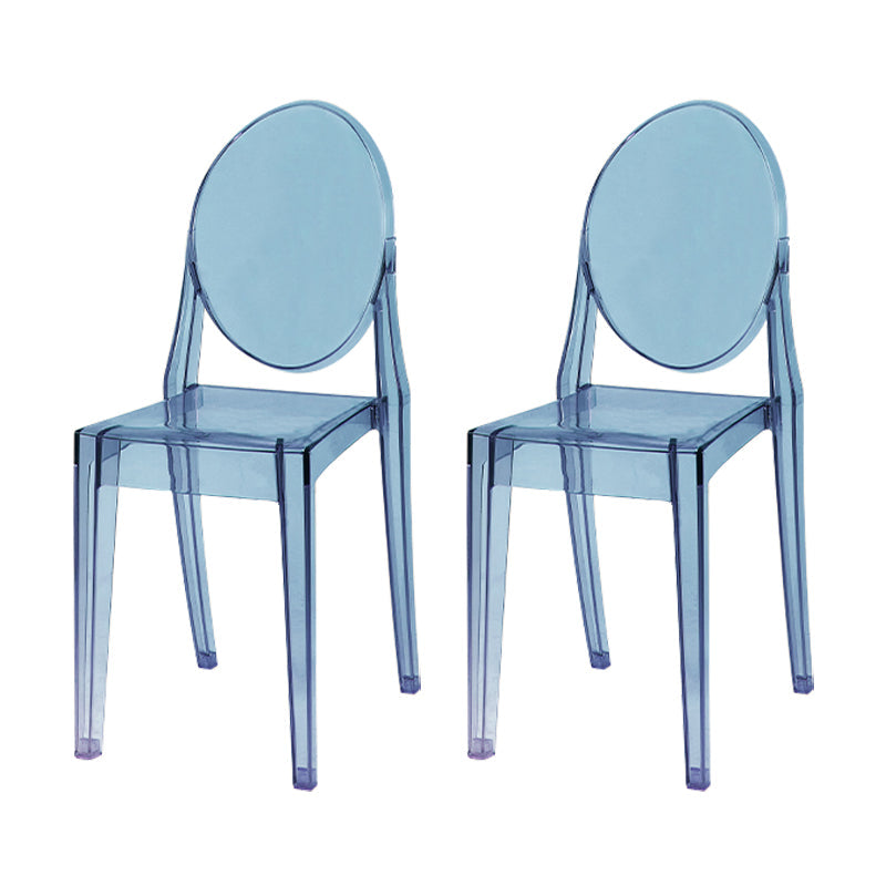 Scandinavian Style Plastic Chair Set Kitchen Dining Room Open Back Side Chairs Light Blue 2 Piece Set Clearhalo ' kitchen&dining_furn' 'Dining Chairs' 'Dining Tables & Seating' 'dining_chair' 'furn' 'furn_dining_chair' 'Furniture' 'furniture_dining_chair' 'Kitchen & Dining Furniture' 'kitchen' 3859221