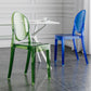 Scandinavian Style Plastic Chair Set Kitchen Dining Room Open Back Side Chairs Clearhalo ' kitchen&dining_furn' 'Dining Chairs' 'Dining Tables & Seating' 'dining_chair' 'furn' 'furn_dining_chair' 'Furniture' 'furniture_dining_chair' 'Kitchen & Dining Furniture' 'kitchen' 3859224