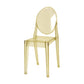 Scandinavian Style Plastic Chair Set Kitchen Dining Room Open Back Side Chairs Light Yellow 1 Piece Clearhalo ' kitchen&dining_furn' 'Dining Chairs' 'Dining Tables & Seating' 'dining_chair' 'furn' 'furn_dining_chair' 'Furniture' 'furniture_dining_chair' 'Kitchen & Dining Furniture' 'kitchen' 3859245