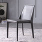 Designer Style Study Room Chair Matte Finish Leather Parsons Dining Chair (Set of 2) Clearhalo ' kitchen&dining_furn' 'Dining Chairs' 'Dining Tables & Seating' 'dining_chair' 'furn' 'furn_dining_chair' 'Furniture' 'furniture_dining_chair' 'Kitchen & Dining Furniture' 'kitchen' 3859310