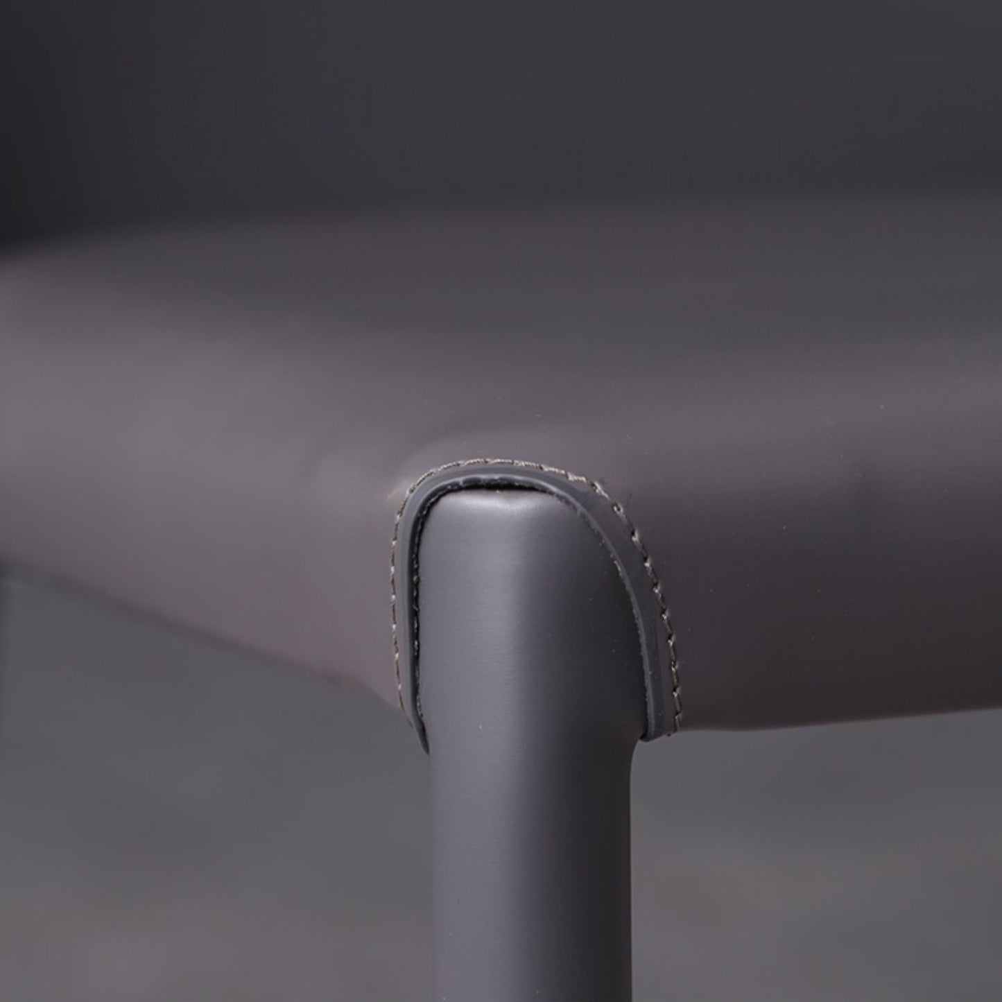 Designer Style Study Room Chair Matte Finish Leather Parsons Dining Chair (Set of 2) Clearhalo ' kitchen&dining_furn' 'Dining Chairs' 'Dining Tables & Seating' 'dining_chair' 'furn' 'furn_dining_chair' 'Furniture' 'furniture_dining_chair' 'Kitchen & Dining Furniture' 'kitchen' 3859319