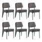 Scandinavian Home Side Chair Open Back Upholstered Metal Dining Room Chair Grey 6 Piece Set Green Clearhalo ' kitchen&dining_furn' 'Dining Chairs' 'Dining Tables & Seating' 'dining_chair' 'furn' 'furn_dining_chair' 'Furniture' 'furniture_dining_chair' 'Kitchen & Dining Furniture' 'kitchen' 3859331