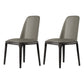 Modern Style Dining Side Chair Armless Chair with Wooden Legs for Kitchen (Set of 2) Smoke Gray Clearhalo ' kitchen&dining_furn' 'Dining Chairs' 'Dining Tables & Seating' 'dining_chair' 'furn' 'furn_dining_chair' 'Furniture' 'furniture_dining_chair' 'Kitchen & Dining Furniture' 'kitchen' 3859389