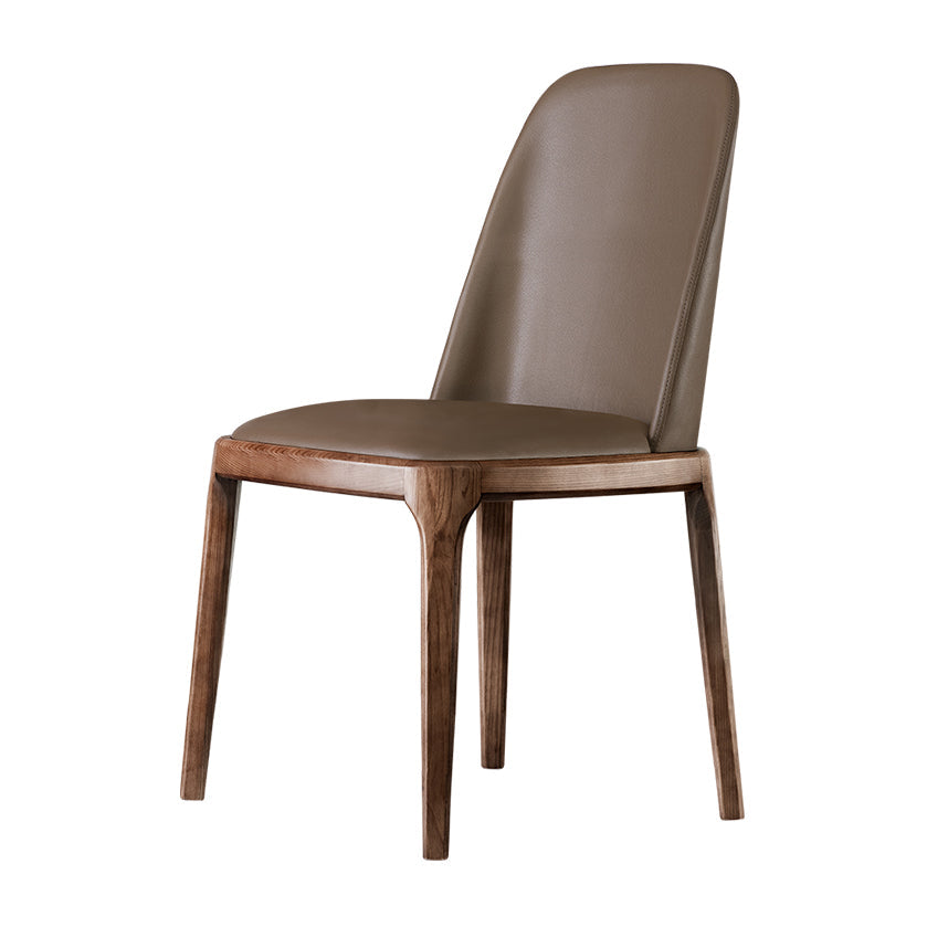 Modern Style Dining Side Chair Armless Chair with Wooden Legs for Kitchen (Set of 2) Clearhalo ' kitchen&dining_furn' 'Dining Chairs' 'Dining Tables & Seating' 'dining_chair' 'furn' 'furn_dining_chair' 'Furniture' 'furniture_dining_chair' 'Kitchen & Dining Furniture' 'kitchen' 3859390