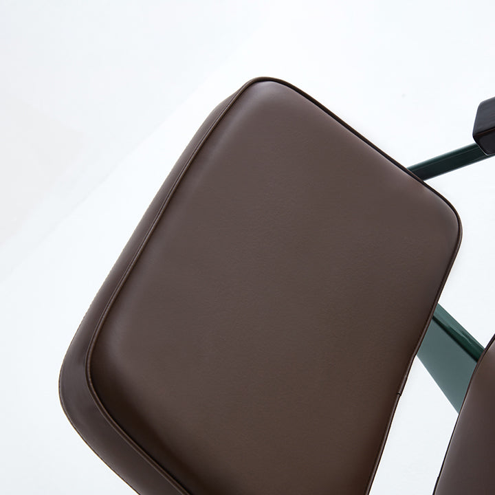 Scandinavian Home Side Chair Open Back Metal Upholstered Dining Room Chair Clearhalo ' kitchen&dining_furn' 'Dining Chairs' 'Dining Tables & Seating' 'dining_chair' 'furn' 'furn_dining_chair' 'Furniture' 'furniture_dining_chair' 'Kitchen & Dining Furniture' 'kitchen' 3859399