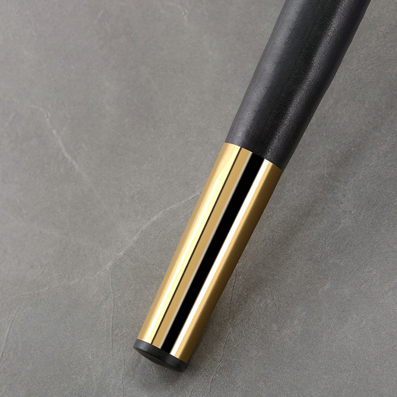 Glam Metal Dining Room Armchairs Open Back Dining Side Chair for Home Use Clearhalo ' kitchen&dining_furn' 'Dining Chairs' 'Dining Tables & Seating' 'dining_chair' 'furn' 'furn_dining_chair' 'Furniture' 'furniture_dining_chair' 'Kitchen & Dining Furniture' 'kitchen' 3859490