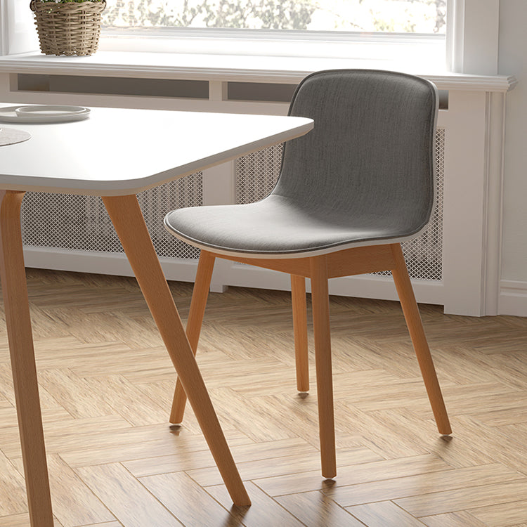 Wood Scandinavian Coffee Shop Chair Parsons Matte Finish Dining Chair (Set of 4) Clearhalo ' kitchen&dining_furn' 'Dining Chairs' 'Dining Tables & Seating' 'dining_chair' 'furn' 'furn_dining_chair' 'Furniture' 'furniture_dining_chair' 'Kitchen & Dining Furniture' 'kitchen' 3859517