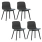 Wood Scandinavian Coffee Shop Chair Parsons Matte Finish Dining Chair (Set of 4) Grey Black Clearhalo ' kitchen&dining_furn' 'Dining Chairs' 'Dining Tables & Seating' 'dining_chair' 'furn' 'furn_dining_chair' 'Furniture' 'furniture_dining_chair' 'Kitchen & Dining Furniture' 'kitchen' 3859522