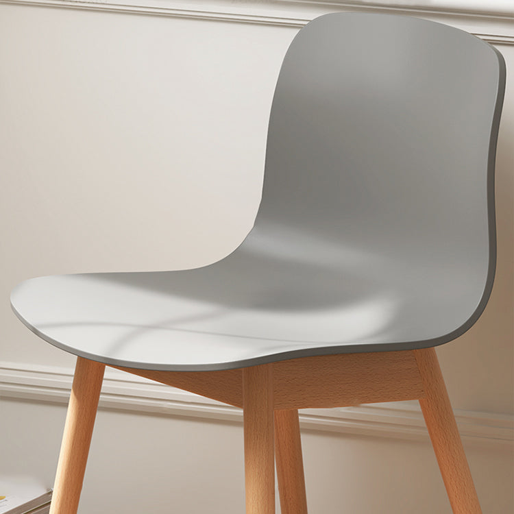 Wood Scandinavian Coffee Shop Chair Parsons Matte Finish Dining Chair (Set of 4) Clearhalo ' kitchen&dining_furn' 'Dining Chairs' 'Dining Tables & Seating' 'dining_chair' 'furn' 'furn_dining_chair' 'Furniture' 'furniture_dining_chair' 'Kitchen & Dining Furniture' 'kitchen' 3859523