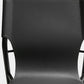 Contemporary Leather Dining Side Chair Matte Finish Solid Back Dining Chair (Set of 2) Clearhalo ' kitchen&dining_furn' 'Dining Chairs' 'Dining Tables & Seating' 'dining_chair' 'furn' 'furn_dining_chair' 'Furniture' 'furniture_dining_chair' 'Kitchen & Dining Furniture' 'kitchen' 3859553