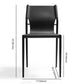 Contemporary Leather Dining Side Chair Matte Finish Solid Back Dining Chair (Set of 2) Clearhalo ' kitchen&dining_furn' 'Dining Chairs' 'Dining Tables & Seating' 'dining_chair' 'furn' 'furn_dining_chair' 'Furniture' 'furniture_dining_chair' 'Kitchen & Dining Furniture' 'kitchen' 3859555