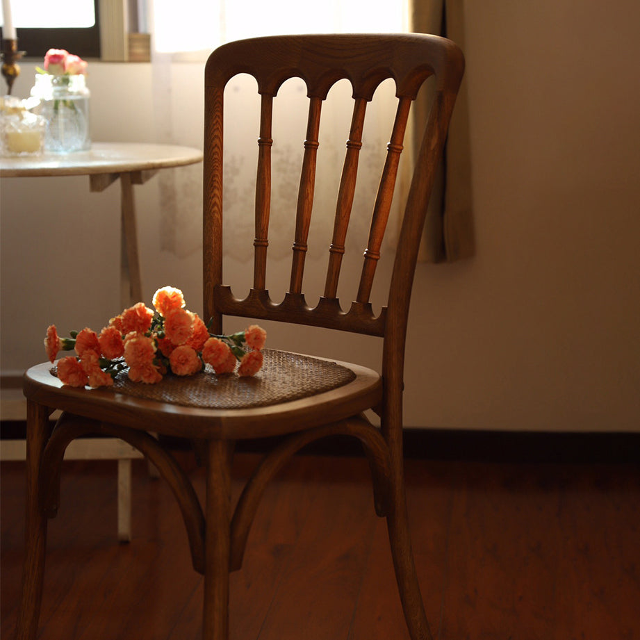 Wood Farmhouse Patio Dining Side Chair Natural Slat Back Dining Chairs Clearhalo ' kitchen&dining_furn' 'Dining Chairs' 'Dining Tables & Seating' 'dining_chair' 'furn' 'furn_dining_chair' 'Furniture' 'furniture_dining_chair' 'Kitchen & Dining Furniture' 'kitchen' 3859613