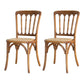 Wood Farmhouse Patio Dining Side Chair Natural Slat Back Dining Chairs Dark Wood 2 Piece Set Clearhalo ' kitchen&dining_furn' 'Dining Chairs' 'Dining Tables & Seating' 'dining_chair' 'furn' 'furn_dining_chair' 'Furniture' 'furniture_dining_chair' 'Kitchen & Dining Furniture' 'kitchen' 3859621