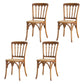 Wood Farmhouse Patio Dining Side Chair Natural Slat Back Dining Chairs Dark Wood 4 Piece Set Clearhalo ' kitchen&dining_furn' 'Dining Chairs' 'Dining Tables & Seating' 'dining_chair' 'furn' 'furn_dining_chair' 'Furniture' 'furniture_dining_chair' 'Kitchen & Dining Furniture' 'kitchen' 3859623