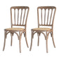Wood Farmhouse Patio Dining Side Chair Natural Slat Back Dining Chairs Grey 2 Piece Set Clearhalo ' kitchen&dining_furn' 'Dining Chairs' 'Dining Tables & Seating' 'dining_chair' 'furn' 'furn_dining_chair' 'Furniture' 'furniture_dining_chair' 'Kitchen & Dining Furniture' 'kitchen' 3859628