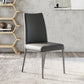 Modern Style Armless Dining Chair Leather Upholstered Solid Back Dining Chairs (Set of 2) Clearhalo ' kitchen&dining_furn' 'Dining Chairs' 'Dining Tables & Seating' 'dining_chair' 'furn' 'furn_dining_chair' 'Furniture' 'furniture_dining_chair' 'Kitchen & Dining Furniture' 'kitchen' 3859636