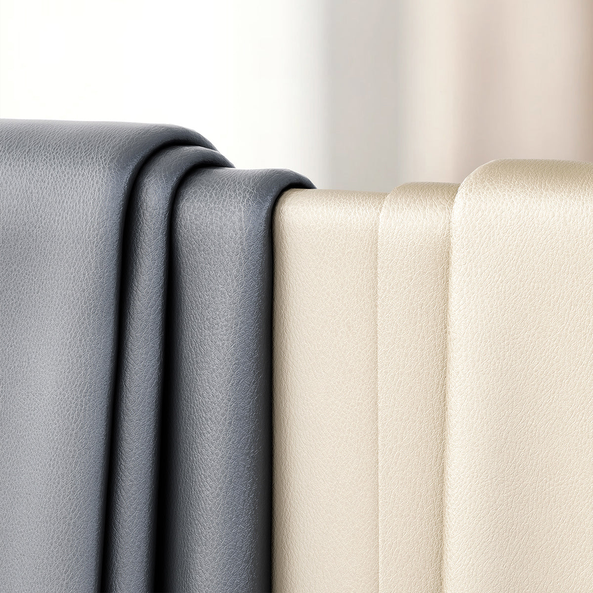 Modern Style Armless Dining Chair Leather Upholstered Solid Back Dining Chairs (Set of 2) Clearhalo ' kitchen&dining_furn' 'Dining Chairs' 'Dining Tables & Seating' 'dining_chair' 'furn' 'furn_dining_chair' 'Furniture' 'furniture_dining_chair' 'Kitchen & Dining Furniture' 'kitchen' 3859647