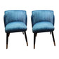 Scandinavian Style Upholstered Side Chairs Barrel Back Armless Chairs for Home Use (Set of 2) Blue Clearhalo ' kitchen&dining_furn' 'Dining Chairs' 'Dining Tables & Seating' 'dining_chair' 'furn' 'furn_dining_chair' 'Furniture' 'furniture_dining_chair' 'Kitchen & Dining Furniture' 'kitchen' 3859652