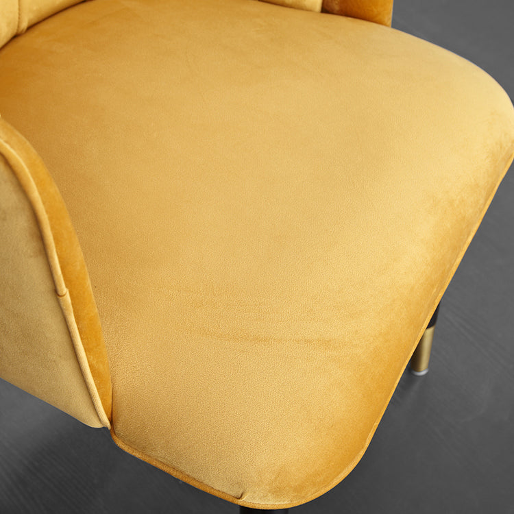 Scandinavian Style Upholstered Side Chairs Barrel Back Armless Chairs for Home Use (Set of 2) Clearhalo ' kitchen&dining_furn' 'Dining Chairs' 'Dining Tables & Seating' 'dining_chair' 'furn' 'furn_dining_chair' 'Furniture' 'furniture_dining_chair' 'Kitchen & Dining Furniture' 'kitchen' 3859659