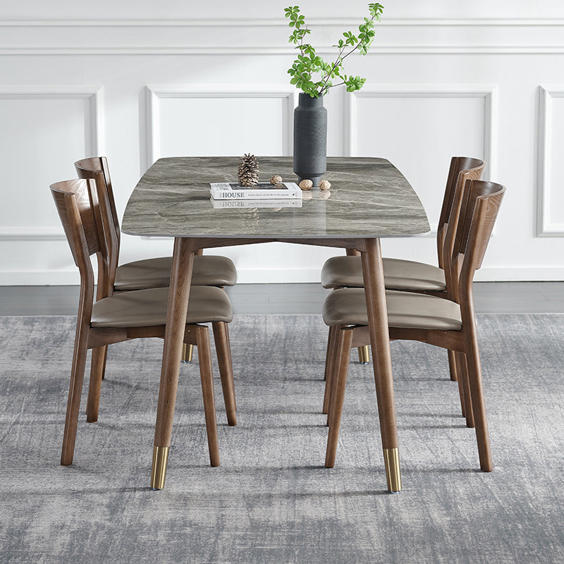 Scandinavian Style Dining Side Chairs Wood Open Back Dining Armless Chairs (Set of 2) Clearhalo ' kitchen&dining_furn' 'Dining Chairs' 'Dining Tables & Seating' 'dining_chair' 'furn' 'furn_dining_chair' 'Furniture' 'furniture_dining_chair' 'Kitchen & Dining Furniture' 'kitchen' 3859668