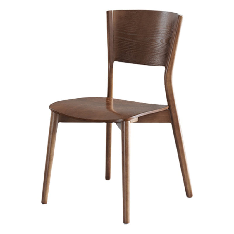 Scandinavian Style Dining Side Chairs Wood Open Back Dining Armless Chairs (Set of 2) Clearhalo ' kitchen&dining_furn' 'Dining Chairs' 'Dining Tables & Seating' 'dining_chair' 'furn' 'furn_dining_chair' 'Furniture' 'furniture_dining_chair' 'Kitchen & Dining Furniture' 'kitchen' 3859670