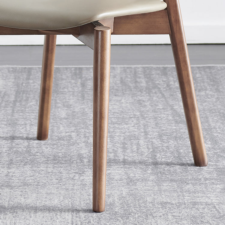 Scandinavian Style Dining Side Chairs Wood Open Back Dining Armless Chairs (Set of 2) Clearhalo ' kitchen&dining_furn' 'Dining Chairs' 'Dining Tables & Seating' 'dining_chair' 'furn' 'furn_dining_chair' 'Furniture' 'furniture_dining_chair' 'Kitchen & Dining Furniture' 'kitchen' 3859671