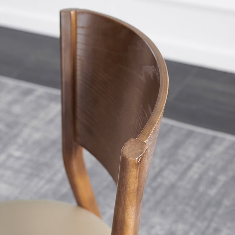 Scandinavian Style Dining Side Chairs Wood Open Back Dining Armless Chairs (Set of 2) Clearhalo ' kitchen&dining_furn' 'Dining Chairs' 'Dining Tables & Seating' 'dining_chair' 'furn' 'furn_dining_chair' 'Furniture' 'furniture_dining_chair' 'Kitchen & Dining Furniture' 'kitchen' 3859672