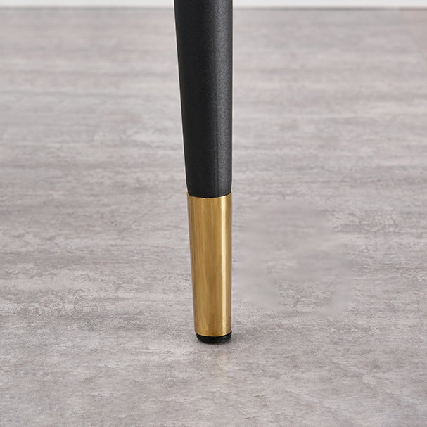 Contemporary Style Dining Side Chair Kitchen Arm Chair with Metal Legs Clearhalo ' kitchen&dining_furn' 'Dining Chairs' 'Dining Tables & Seating' 'dining_chair' 'furn' 'furn_dining_chair' 'Furniture' 'furniture_dining_chair' 'Kitchen & Dining Furniture' 'kitchen' 3859754