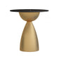 Minimalist Round Shape Sintered Stone Dining Table Standard 27.5 inch Dining Table for Kitchen Black Gold Without Chairs Clearhalo ' dining_table' 'Dining Tables & Seating' 'Dining Tables' 'furn' 'furn_dining_table' 'Furniture' 'furniture_dining_table' 'Kitchen & Dining Furniture' 'kitchen&dining_furn' 'kitchen' 'kitchen_dining_table' 3863868