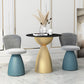 Minimalist Round Shape Sintered Stone Dining Table Standard 27.5 inch Dining Table for Kitchen Clearhalo ' dining_table' 'Dining Tables & Seating' 'Dining Tables' 'furn' 'furn_dining_table' 'Furniture' 'furniture_dining_table' 'Kitchen & Dining Furniture' 'kitchen&dining_furn' 'kitchen' 'kitchen_dining_table' 3863878