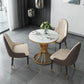 Stone Dining Table Traditional Luxury Dining Site Table with Pedestal Base Clearhalo ' dining_table' 'Dining Tables & Seating' 'Dining Tables' 'furn' 'furn_dining_table' 'Furniture' 'furniture_dining_table' 'Kitchen & Dining Furniture' 'kitchen&dining_furn' 'kitchen' 'kitchen_dining_table' 3863880