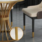 Stone Dining Table Traditional Luxury Dining Site Table with Pedestal Base Clearhalo ' dining_table' 'Dining Tables & Seating' 'Dining Tables' 'furn' 'furn_dining_table' 'Furniture' 'furniture_dining_table' 'Kitchen & Dining Furniture' 'kitchen&dining_furn' 'kitchen' 'kitchen_dining_table' 3863882