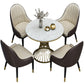 Stone Dining Table Traditional Luxury Dining Site Table with Pedestal Base Clearhalo ' dining_table' 'Dining Tables & Seating' 'Dining Tables' 'furn' 'furn_dining_table' 'Furniture' 'furniture_dining_table' 'Kitchen & Dining Furniture' 'kitchen&dining_furn' 'kitchen' 'kitchen_dining_table' 3863884