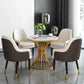 Stone Dining Table Traditional Luxury Dining Site Table with Pedestal Base Clearhalo ' dining_table' 'Dining Tables & Seating' 'Dining Tables' 'furn' 'furn_dining_table' 'Furniture' 'furniture_dining_table' 'Kitchen & Dining Furniture' 'kitchen&dining_furn' 'kitchen' 'kitchen_dining_table' 3863889