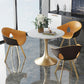 Round Tulip Base Luxury Dining Table White Tone Fixed Table with Sintered Stone Clearhalo ' dining_table' 'Dining Tables & Seating' 'Dining Tables' 'furn' 'furn_dining_table' 'Furniture' 'furniture_dining_table' 'Kitchen & Dining Furniture' 'kitchen&dining_furn' 'kitchen' 'kitchen_dining_table' 3863895