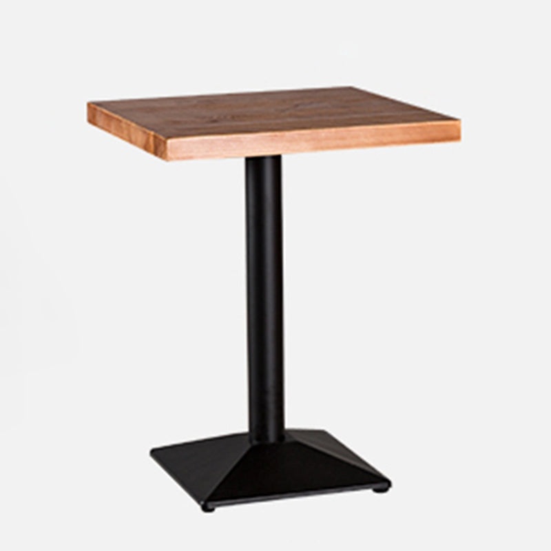 Industrial Style Furniture Solid Wood Dining Site Table for Dining Room 23.6"L x 23.6"W x 29.5"H Without Chairs Clearhalo ' dining_table' 'Dining Tables & Seating' 'Dining Tables' 'furn' 'furn_dining_table' 'Furniture' 'furniture_dining_table' 'Kitchen & Dining Furniture' 'kitchen&dining_furn' 'kitchen' 'kitchen_dining_table' 3863918