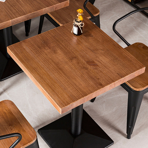 Industrial Style Furniture Solid Wood Dining Site Table for Dining Room Clearhalo ' dining_table' 'Dining Tables & Seating' 'Dining Tables' 'furn' 'furn_dining_table' 'Furniture' 'furniture_dining_table' 'Kitchen & Dining Furniture' 'kitchen&dining_furn' 'kitchen' 'kitchen_dining_table' 3863926