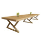 Rectangle Wood Color Dining Table Pine Solid Wood Table Glam for Dining Room Clearhalo ' dining_table' 'Dining Tables & Seating' 'Dining Tables' 'furn' 'furn_dining_table' 'Furniture' 'furniture_dining_table' 'Kitchen & Dining Furniture' 'kitchen&dining_furn' 'kitchen' 'kitchen_dining_table' 3863944