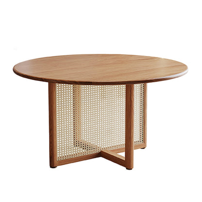 Pinewood Solid Wood Brown Tone Dining Table Simplicity Fixed Table for Dining Room Without Chairs Clearhalo ' dining_table' 'Dining Tables & Seating' 'Dining Tables' 'furn' 'furn_dining_table' 'Furniture' 'furniture_dining_table' 'Kitchen & Dining Furniture' 'kitchen&dining_furn' 'kitchen' 'kitchen_dining_table' 3863980