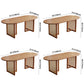 Pinewood Solid Wood Brown Tone Dining Table Simplicity Fixed Table for Dining Room Clearhalo ' dining_table' 'Dining Tables & Seating' 'Dining Tables' 'furn' 'furn_dining_table' 'Furniture' 'furniture_dining_table' 'Kitchen & Dining Furniture' 'kitchen&dining_furn' 'kitchen' 'kitchen_dining_table' 3863986
