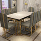 Metal Traditional Luxury Rectangular Dining Table Sintered Stone Table with Legs Clearhalo ' dining_table' 'Dining Tables & Seating' 'Dining Tables' 'furn' 'furn_dining_table' 'Furniture' 'furniture_dining_table' 'Kitchen & Dining Furniture' 'kitchen&dining_furn' 'kitchen' 'kitchen_dining_table' 3864004