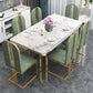 Metal Traditional Luxury Rectangle Indoor Table Sintered Stone Table with Metal Legs Clearhalo ' dining_table' 'Dining Tables & Seating' 'Dining Tables' 'furn' 'furn_dining_table' 'Furniture' 'furniture_dining_table' 'Kitchen & Dining Furniture' 'kitchen&dining_furn' 'kitchen' 'kitchen_dining_table' 3864017